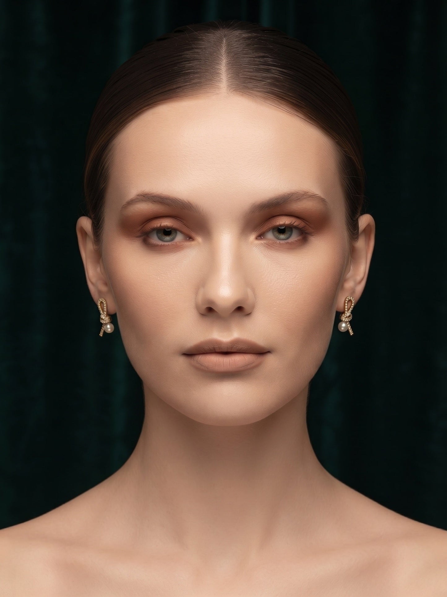 Gold Plated Stylish Fancy Studs Earrings
