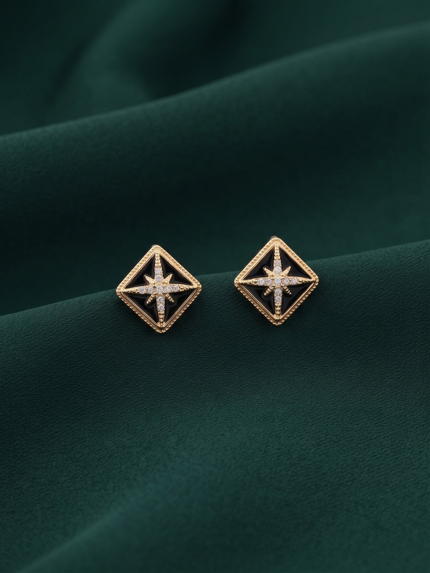 Gold Plated Stylish Fancy Studs