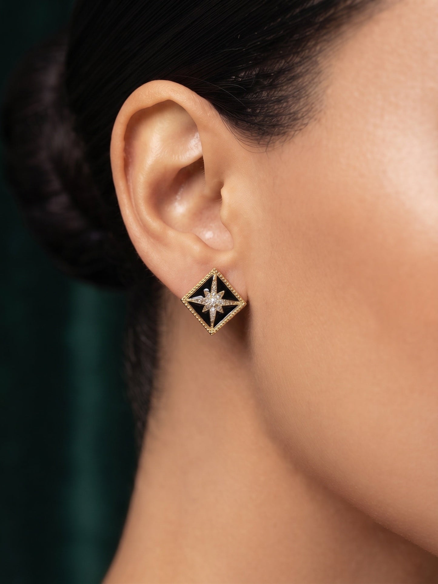 Gold Plated Stylish Fancy Studs