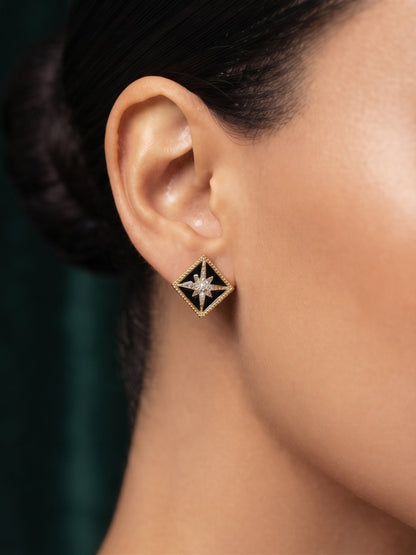Gold Plated Stylish Fancy Studs