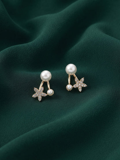 Gold Plated Stylish Fancy Studs