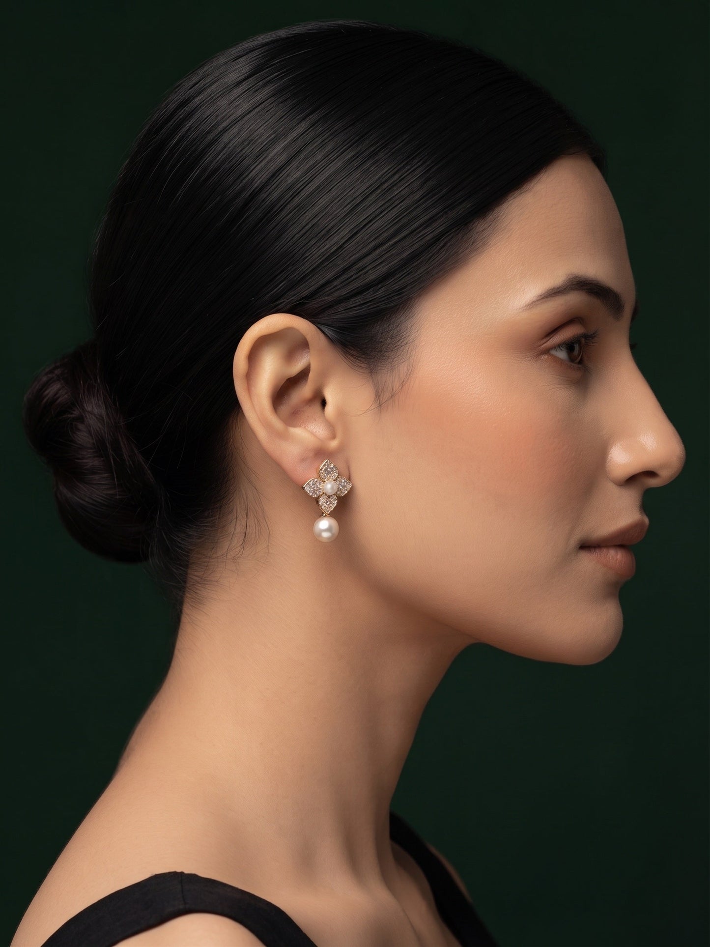 Gold Plated Stylish Fancy Studs