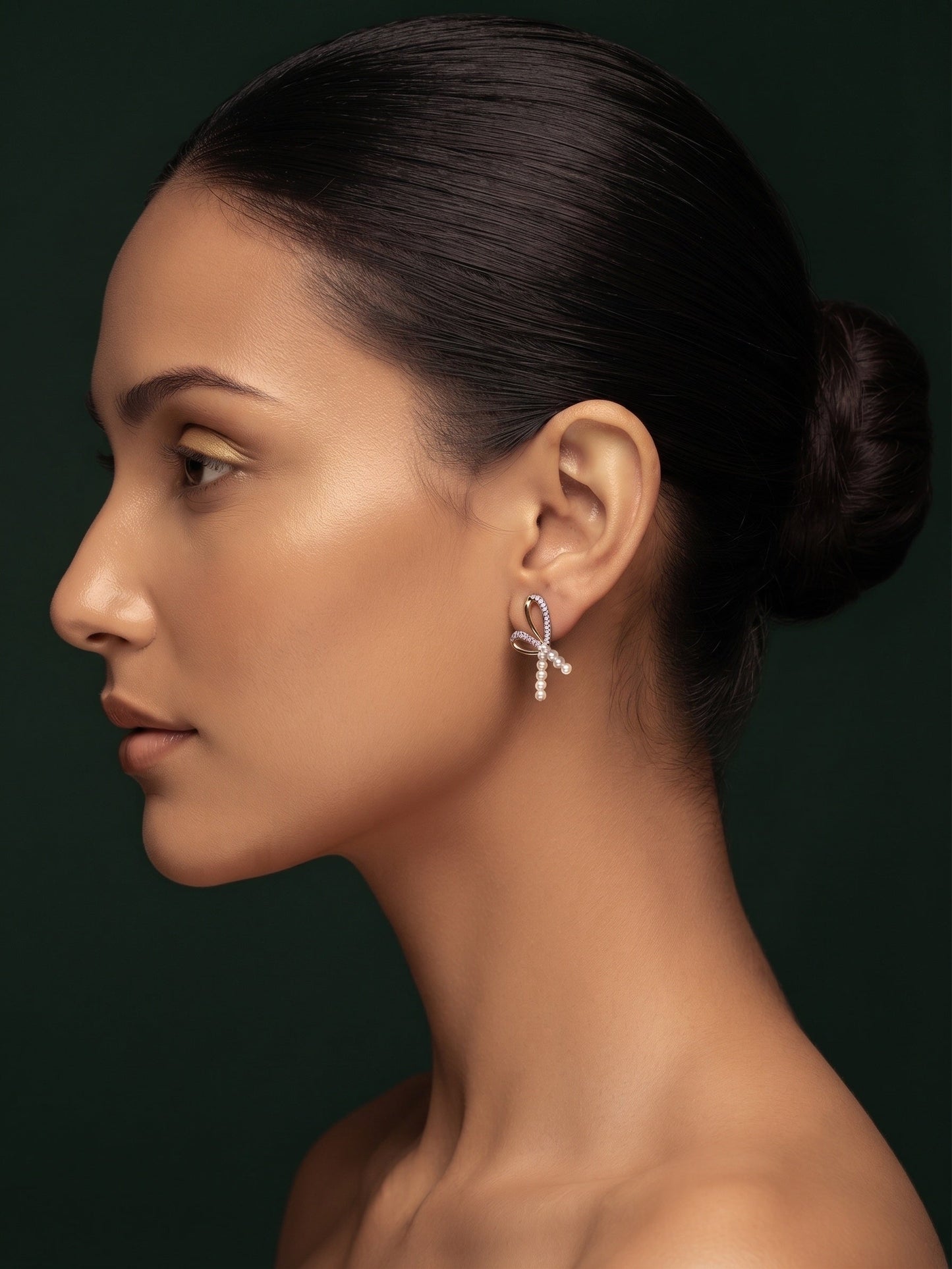 Gold Plated Stylish Fancy Studs Earrings
