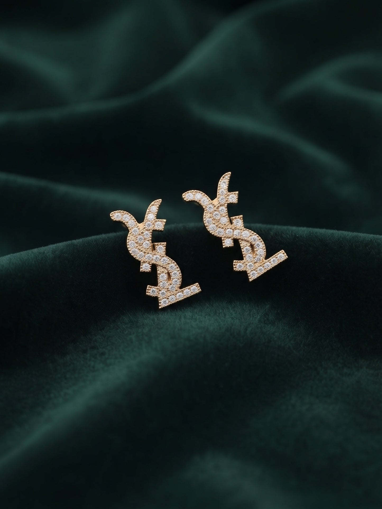 Gold Plated Stylish Fancy Studs Earrings