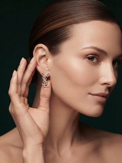 Gold Plated Stylish Fancy Studs Earrings