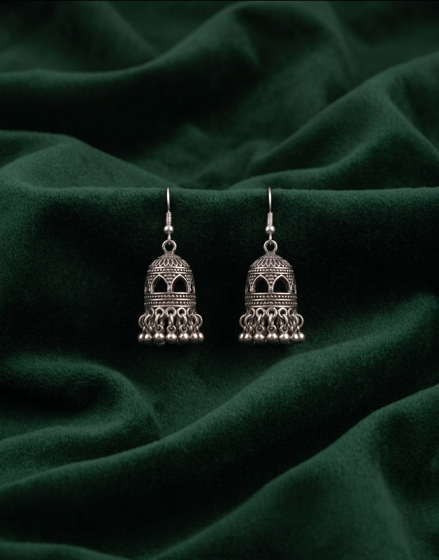 Silver Plated Stylish Fancy  Earrings