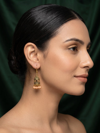 Gold Plated Stylish Fancy  Earrings