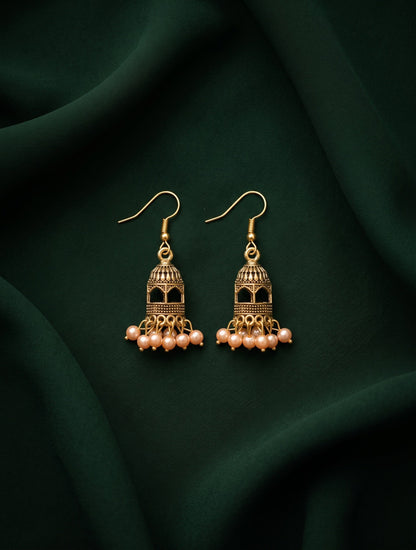 Gold Plated Stylish Fancy  Earrings
