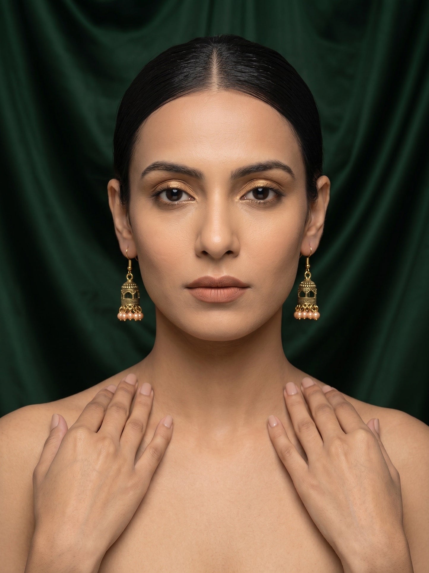 Gold Plated Stylish Fancy  Earrings