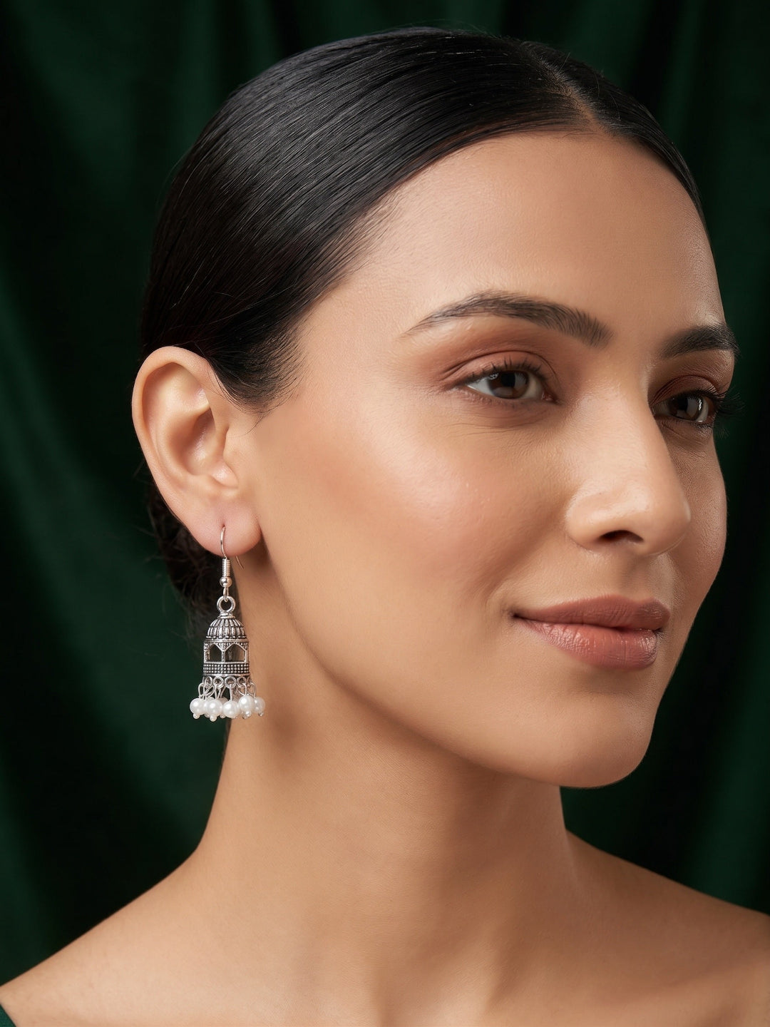 Silver Plated Stylish Fancy  Earrings