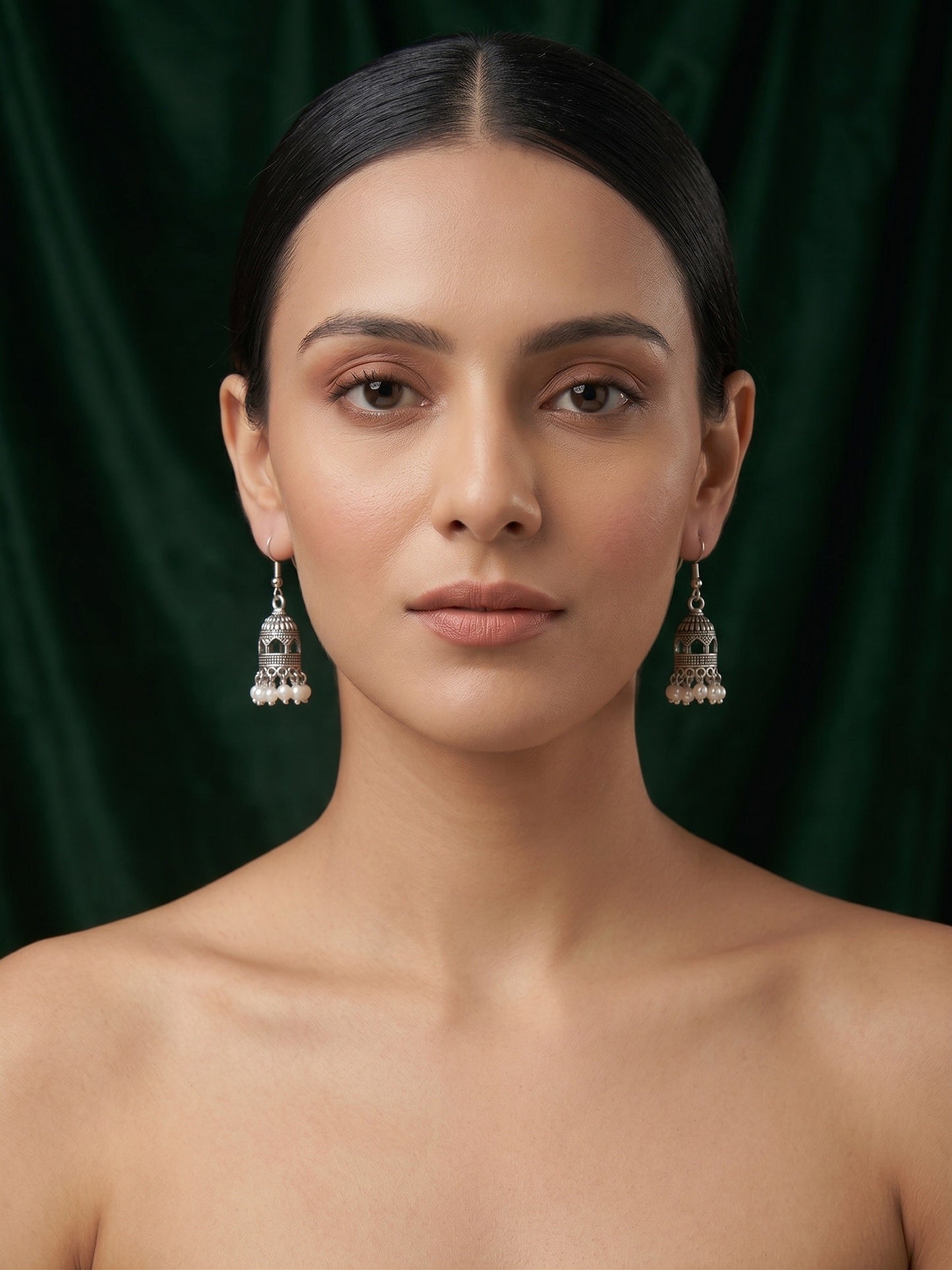 Silver Plated Stylish Fancy  Earrings