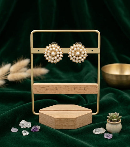 Gold Plated Stylish Fancy Studs