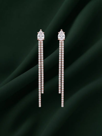 Silver Plated Fancy Tassels Earrings