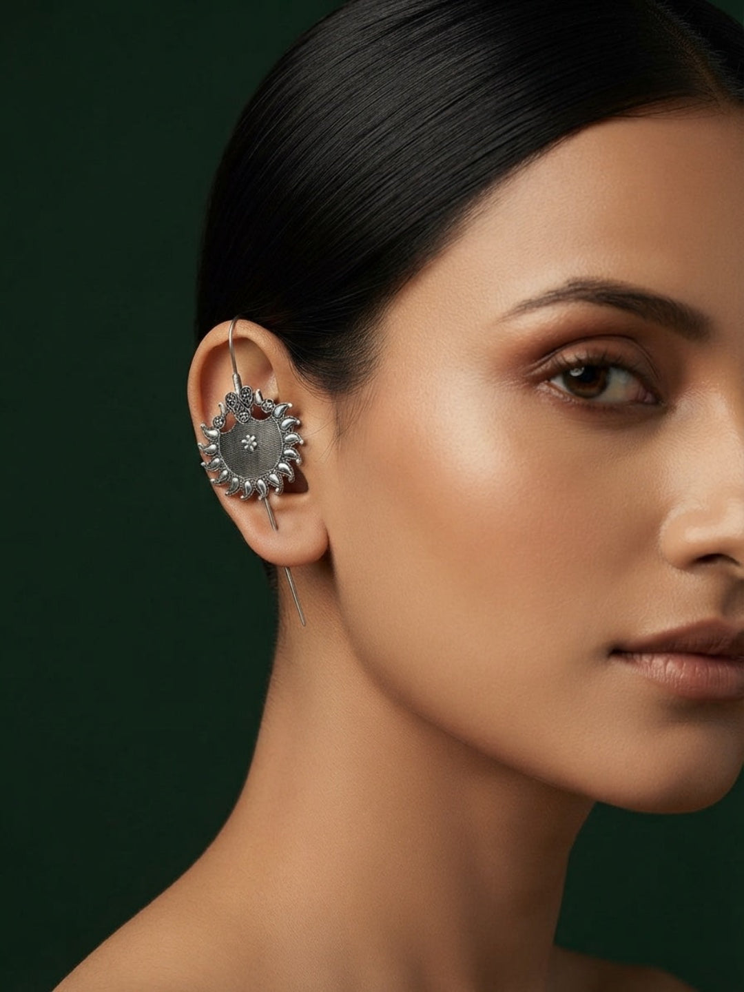 Silver Plated Stylish Ear Cuff