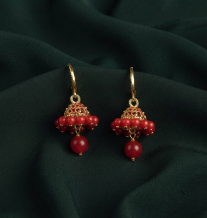 Gold Plated Stylish Fancy Jhumka