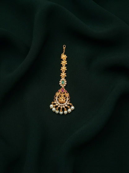 Gold-Plated Maang Tikka Head Jewellery