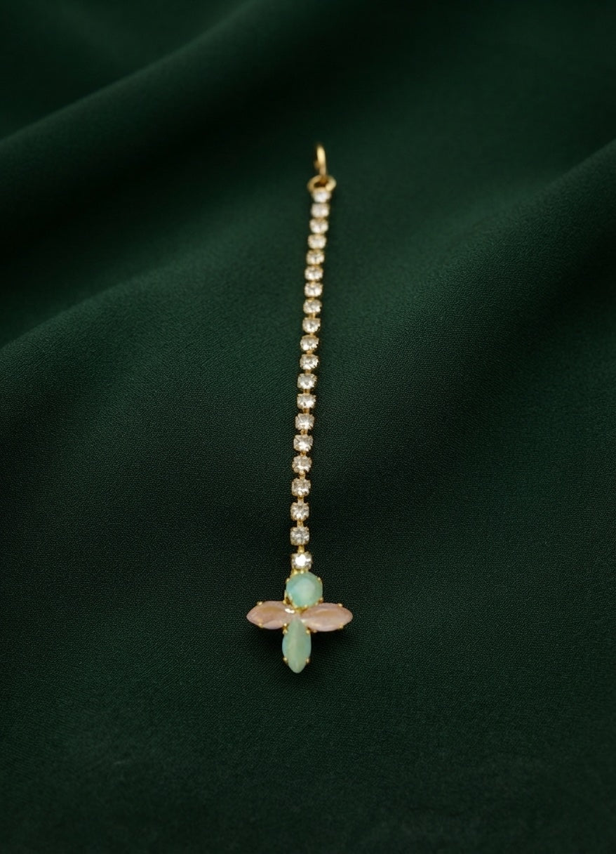 Gold-Plated Maang Tikka Head Jewellery