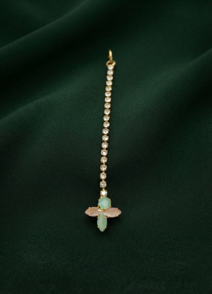 Gold-Plated Maang Tikka Head Jewellery