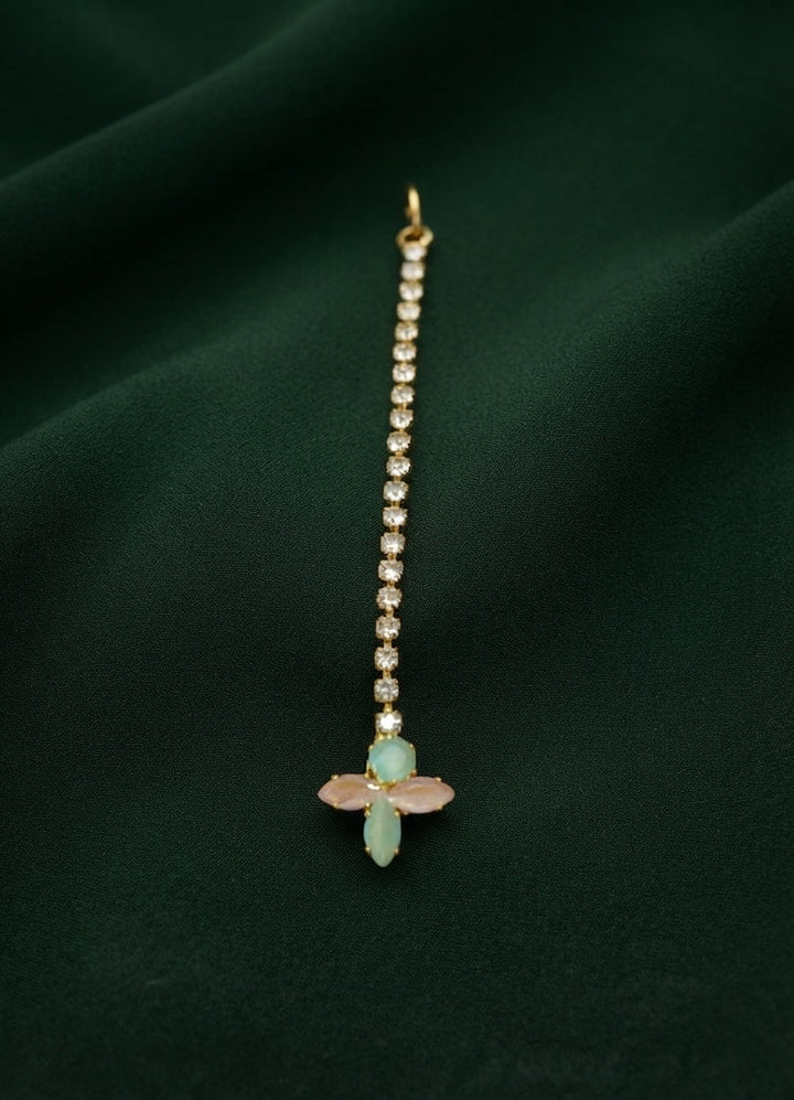 Gold-Plated Maang Tikka Head Jewellery