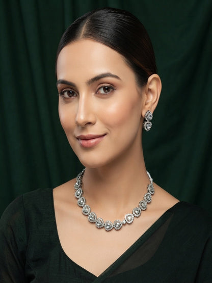 Women American Daimond Jewellery Set