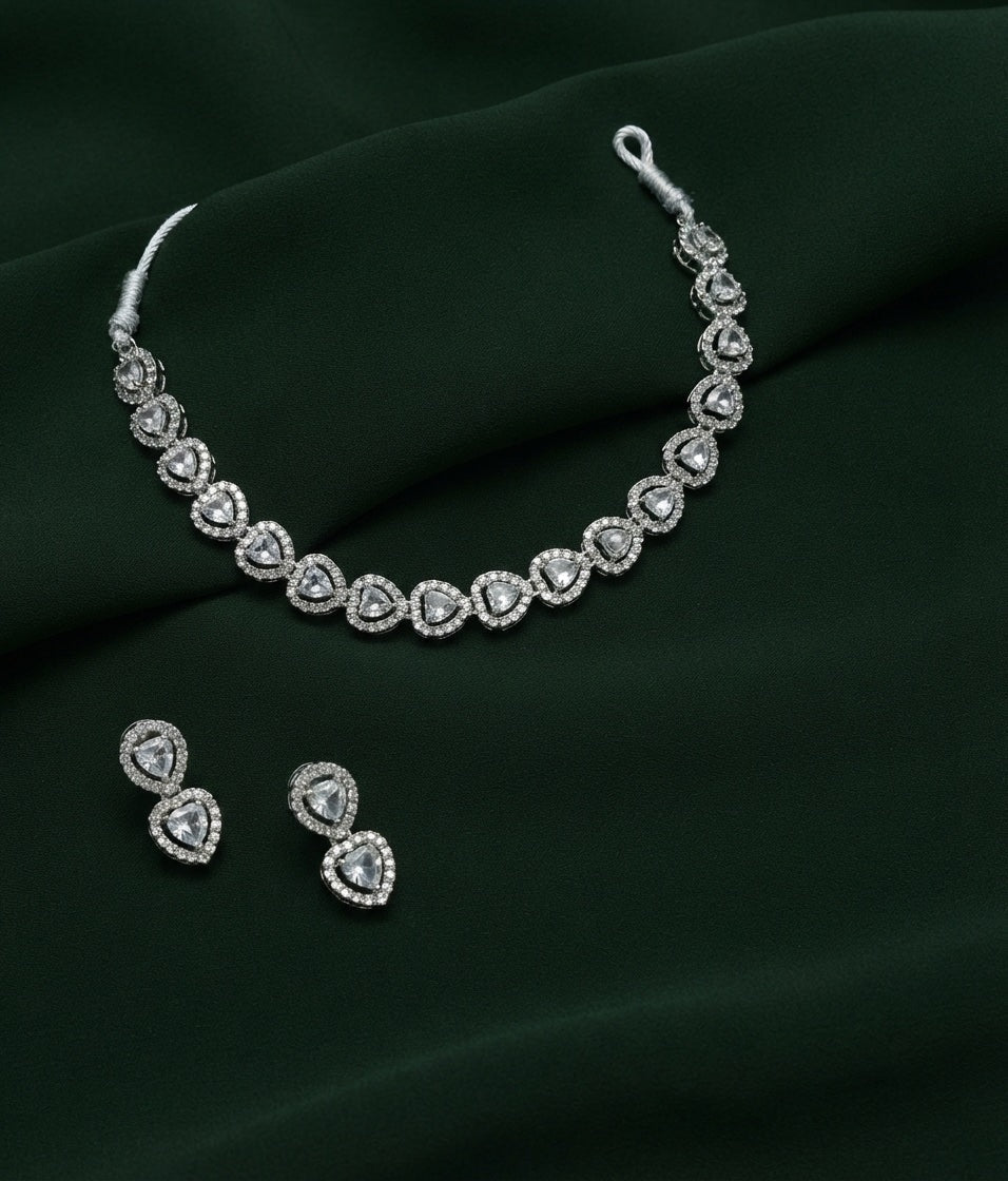 Women American Daimond Jewellery Set