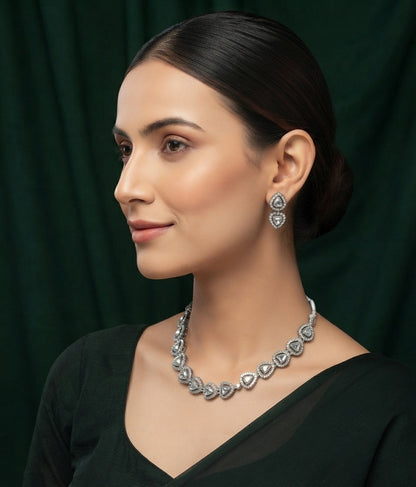 Women American Daimond Jewellery Set