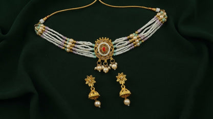 Women Gold Plated Traditional Jewellery Set