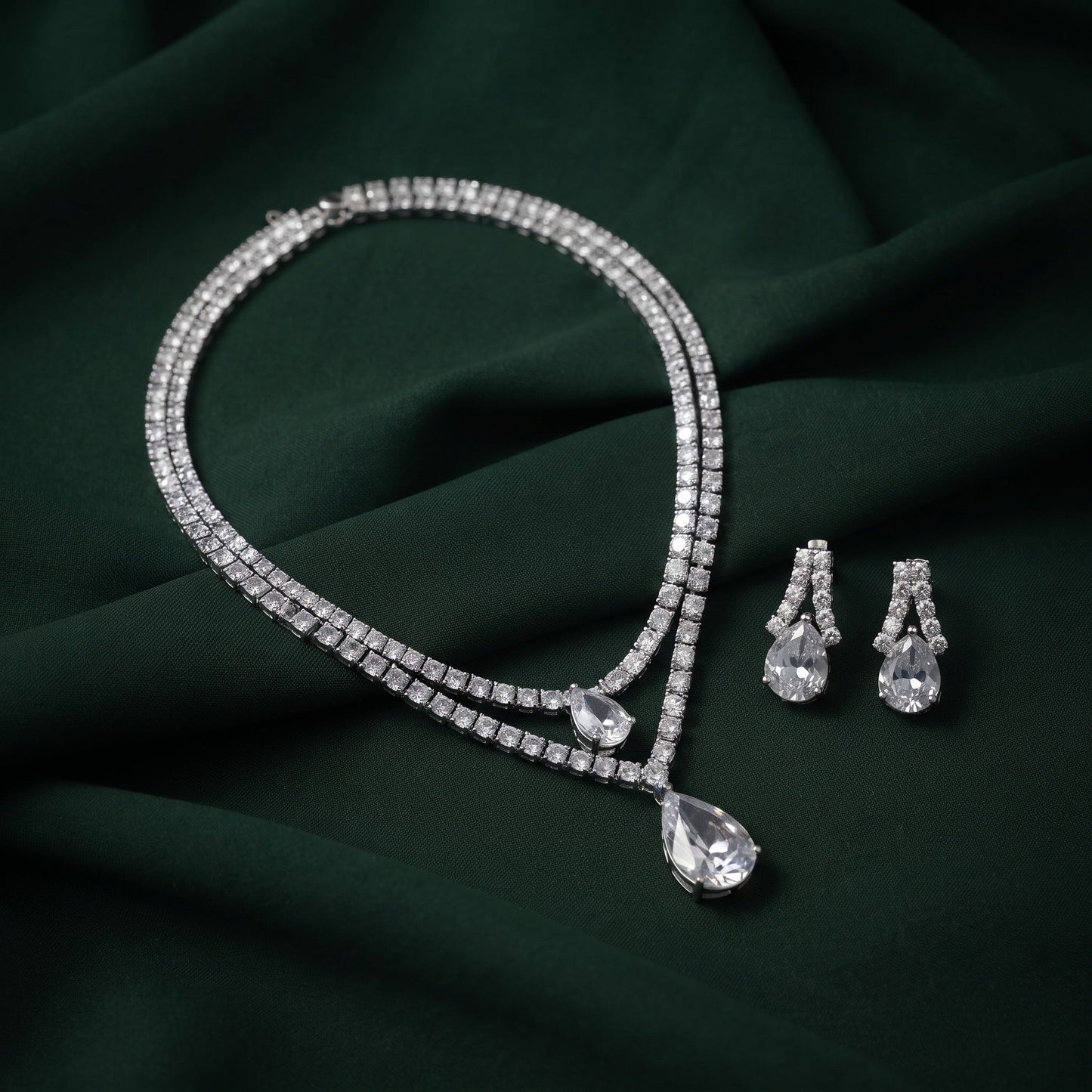 Women American Daimond Jewellery Set
