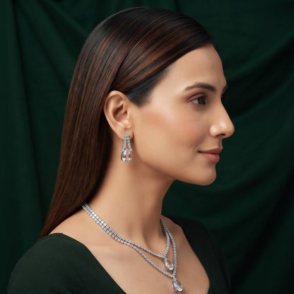 Women American Daimond Jewellery Set