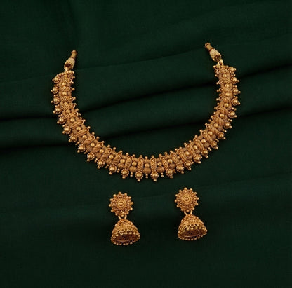 Women Gold Plated Traditional Jewellery Set