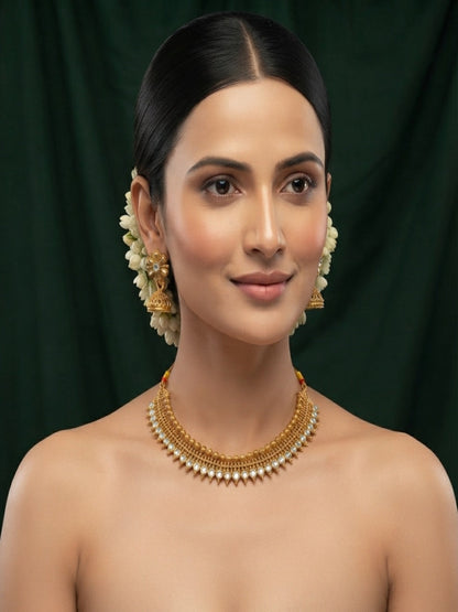 Women Gold Plated Traditional Jewellery Set