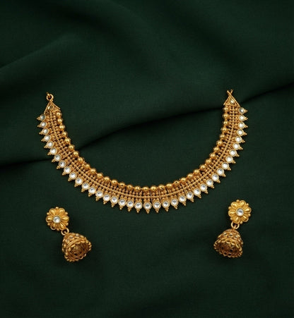 Women Gold Plated Traditional Jewellery Set