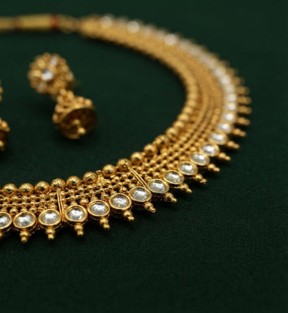 Women Gold Plated Traditional Jewellery Set