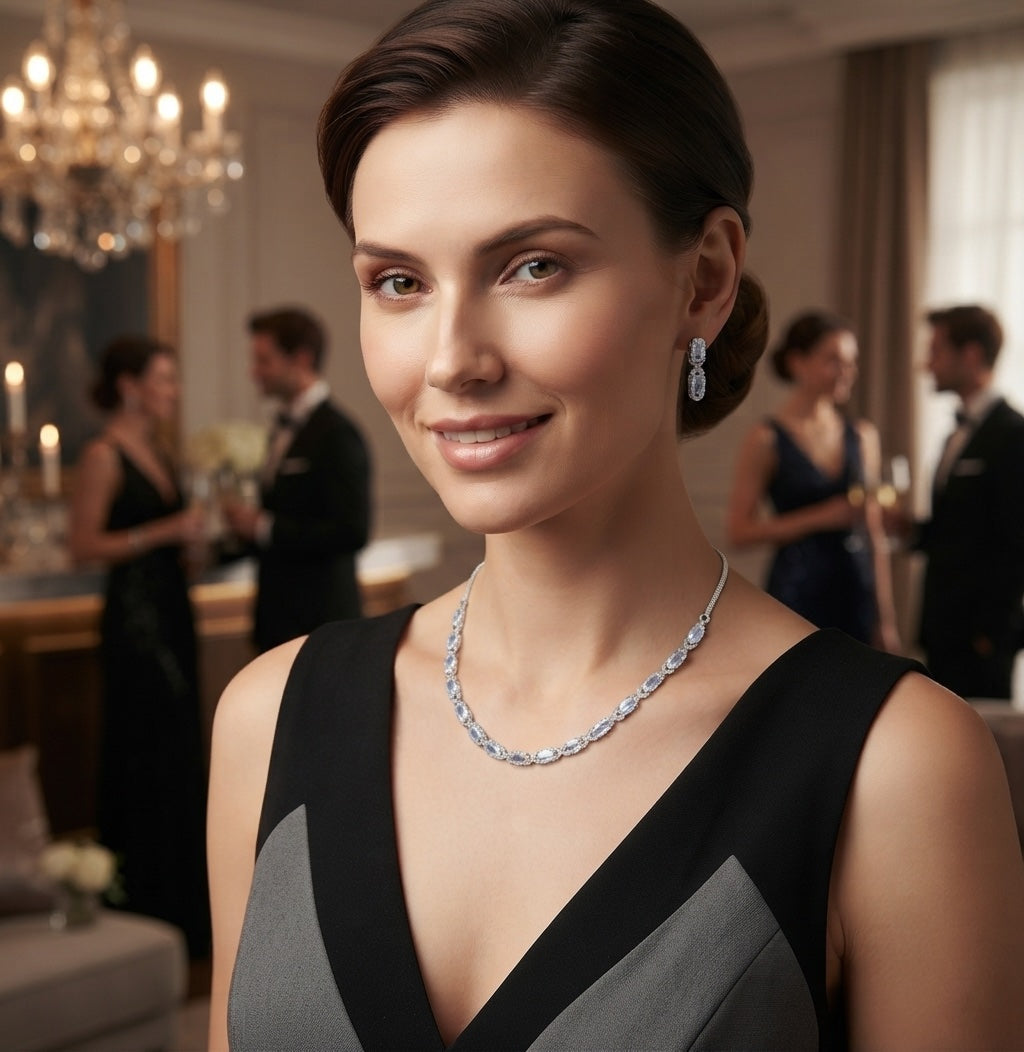 American Daimond Jewellery Set