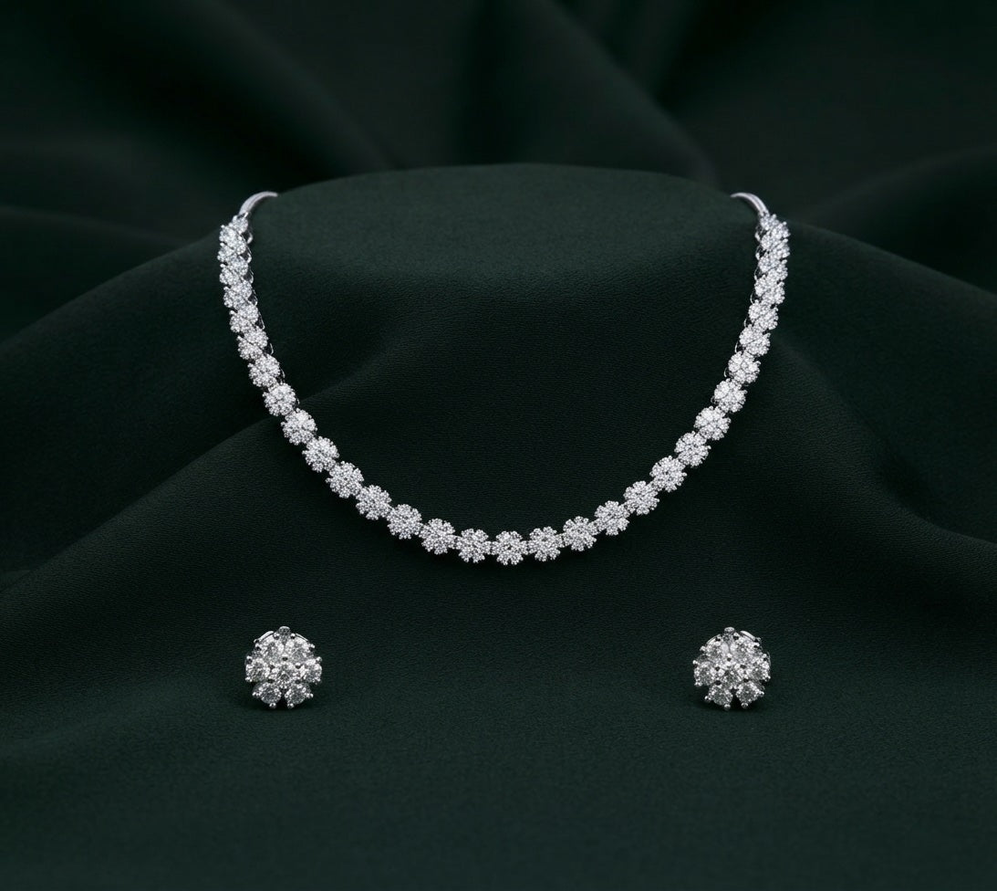 American Daimond Jewellery Set