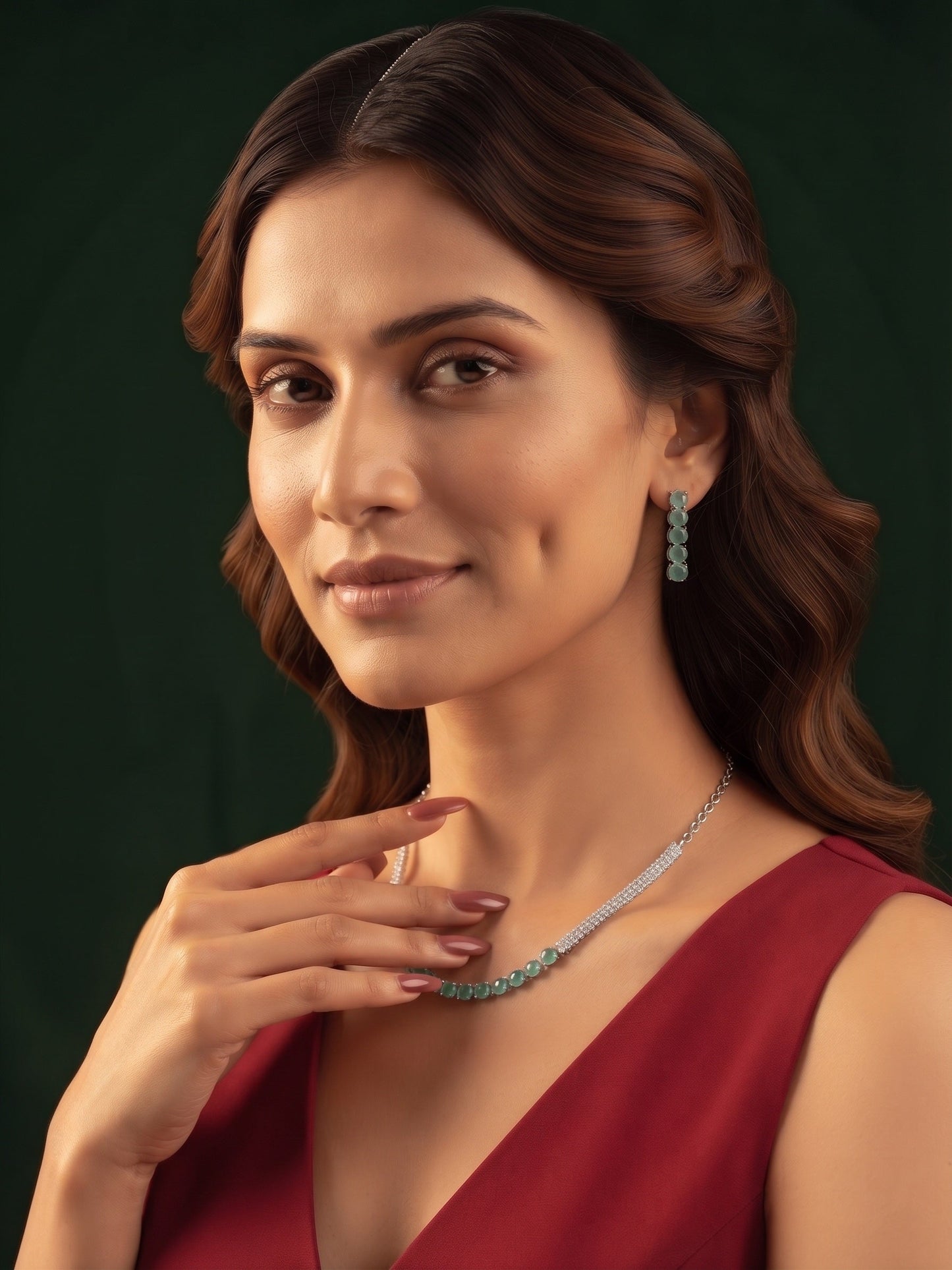 American Daimond Jewellery Set