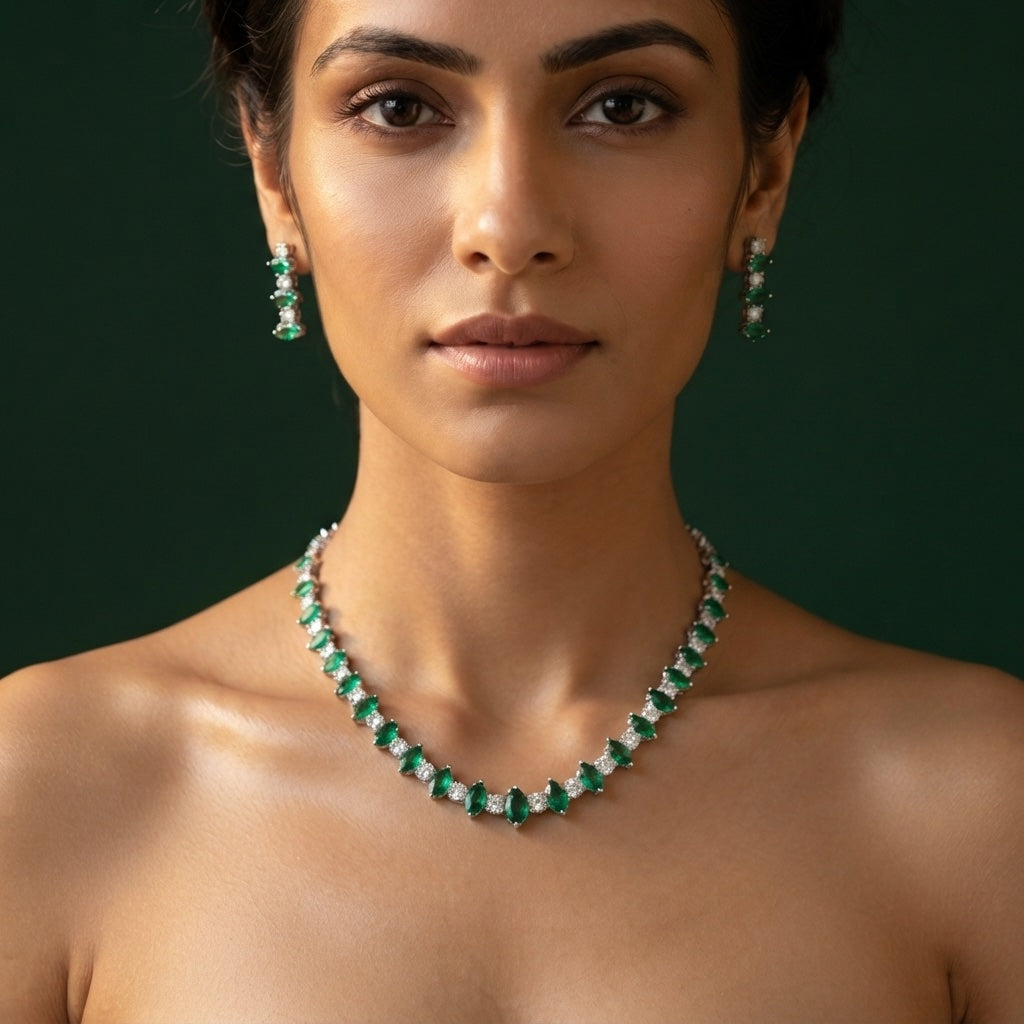 American Daimond Jewellery Set