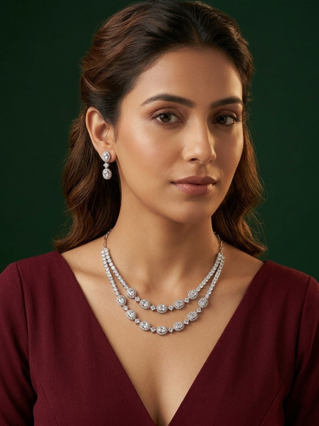 American Daimond Jewellery Set