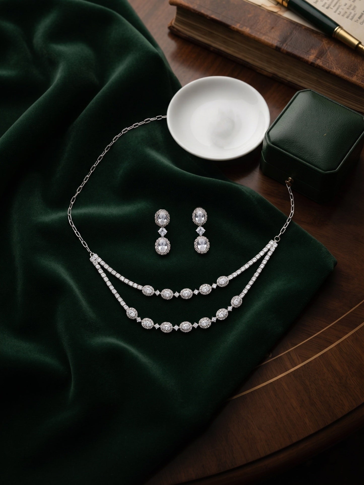 American Daimond Jewellery Set