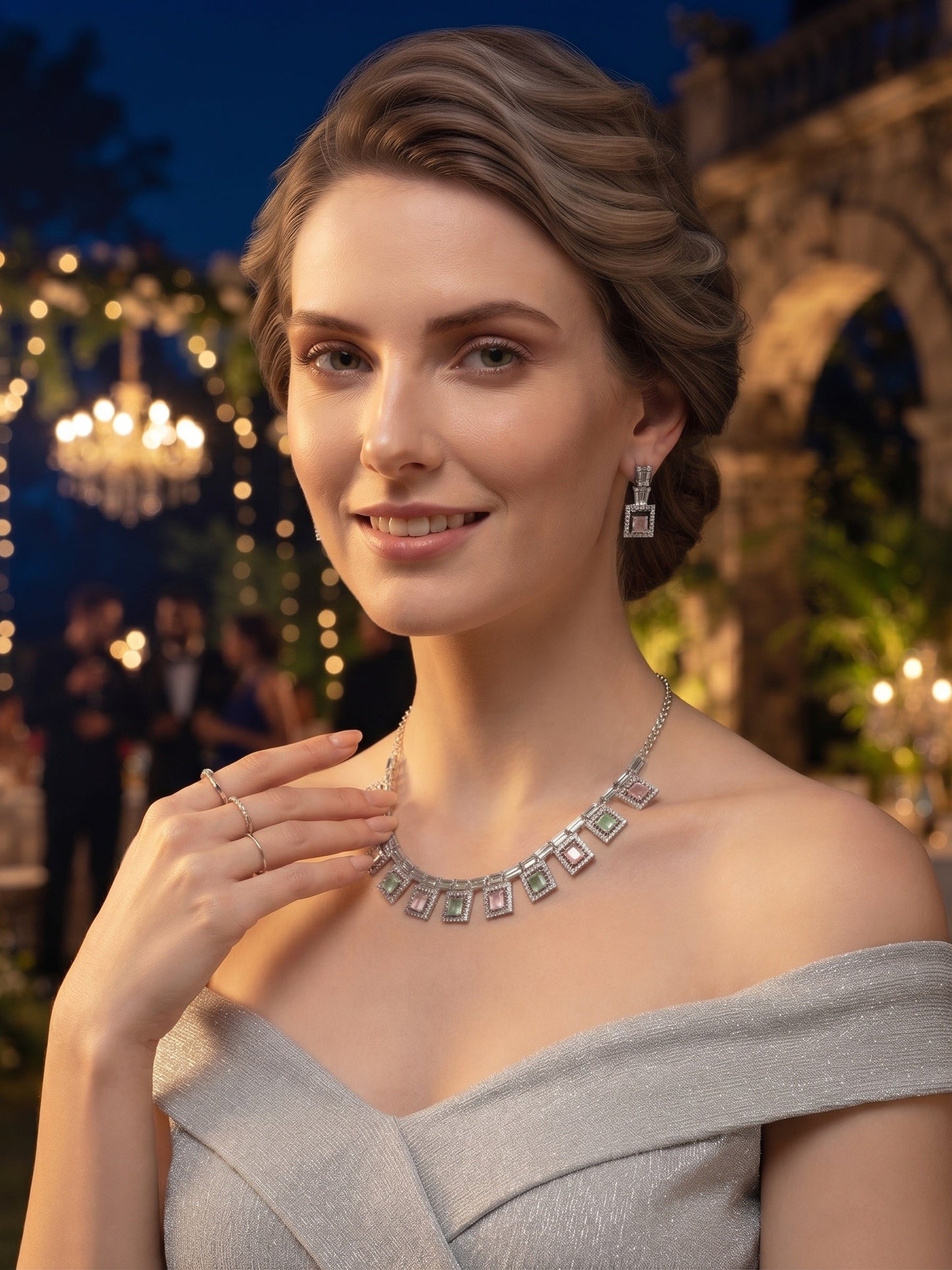 American Daimond Jewellery Set