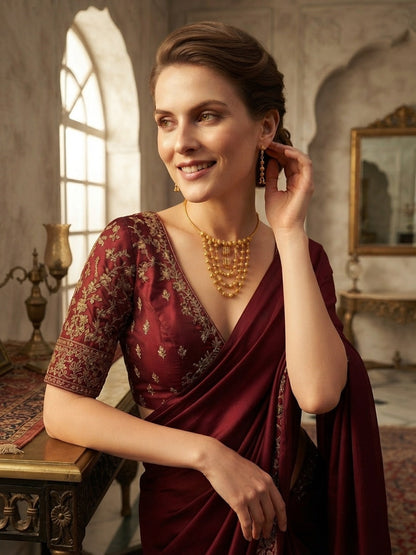 Gold Plated Matar Moti Minimal Jewellery Set