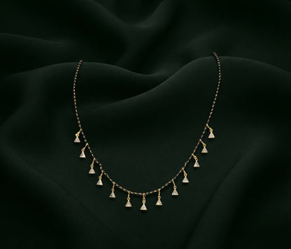 Premium Gold-Plated Artificial Stones and Beads Mangalsutra