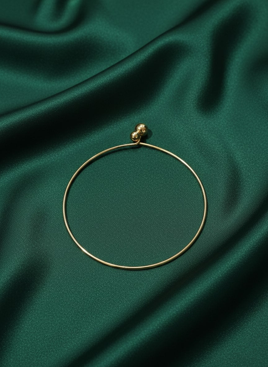 Trendy Brass-Plated Choker Necklace