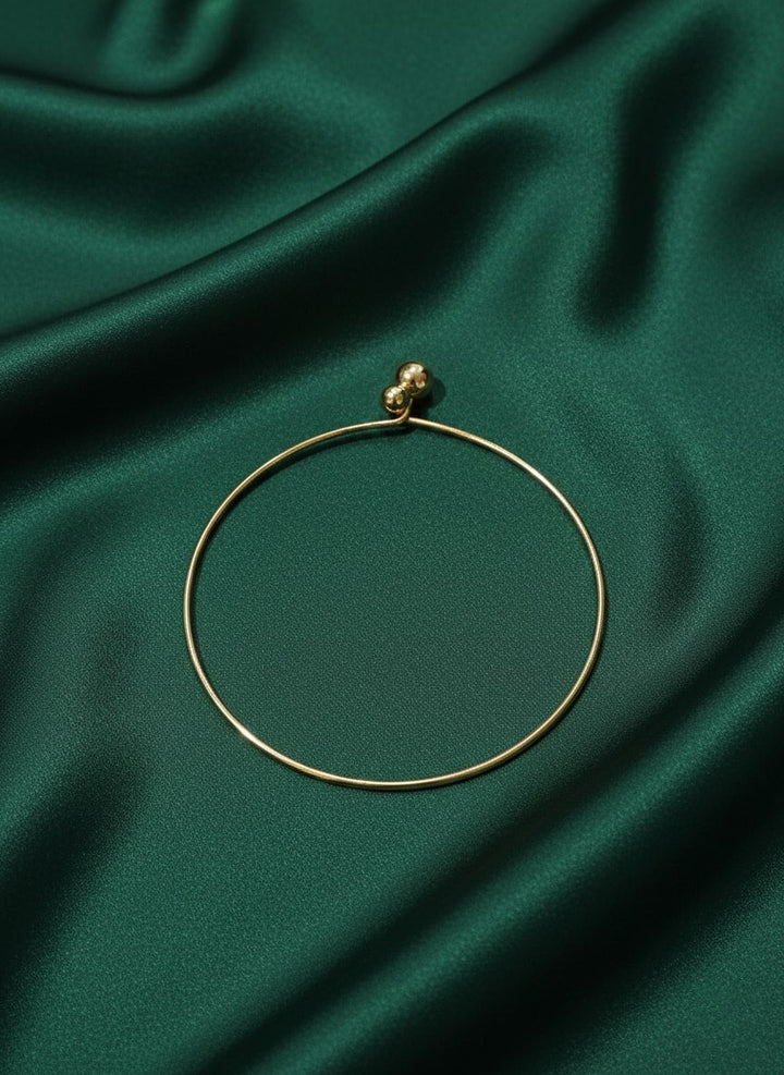 Trendy Brass-Plated Choker Necklace