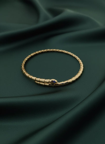 Golden Snake Style Necklace