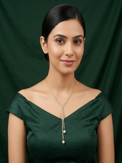 Women Gold-Plated Fancy Beaded Trendy Necklace