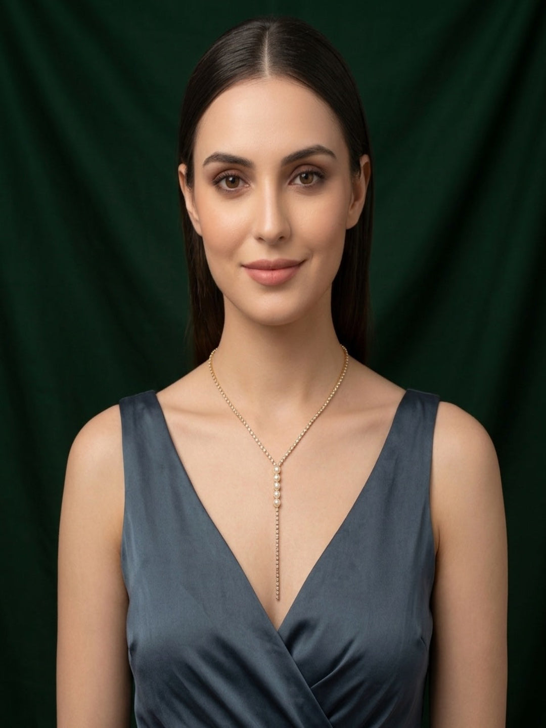 Women Gold-Plated Fancy Beaded Trendy Necklace