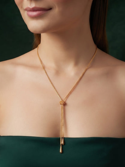 Women Gold-Plated Fancy Chain Trendy Necklace