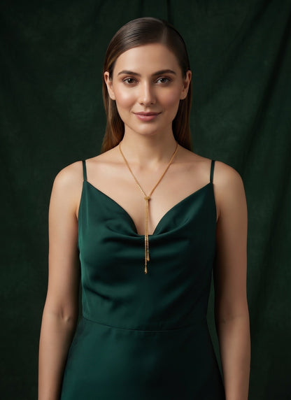 Women Gold-Plated Fancy Chain Trendy Necklace