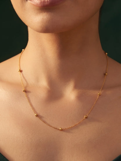 Women Gold-Plated Fancy Chain Trendy Necklace